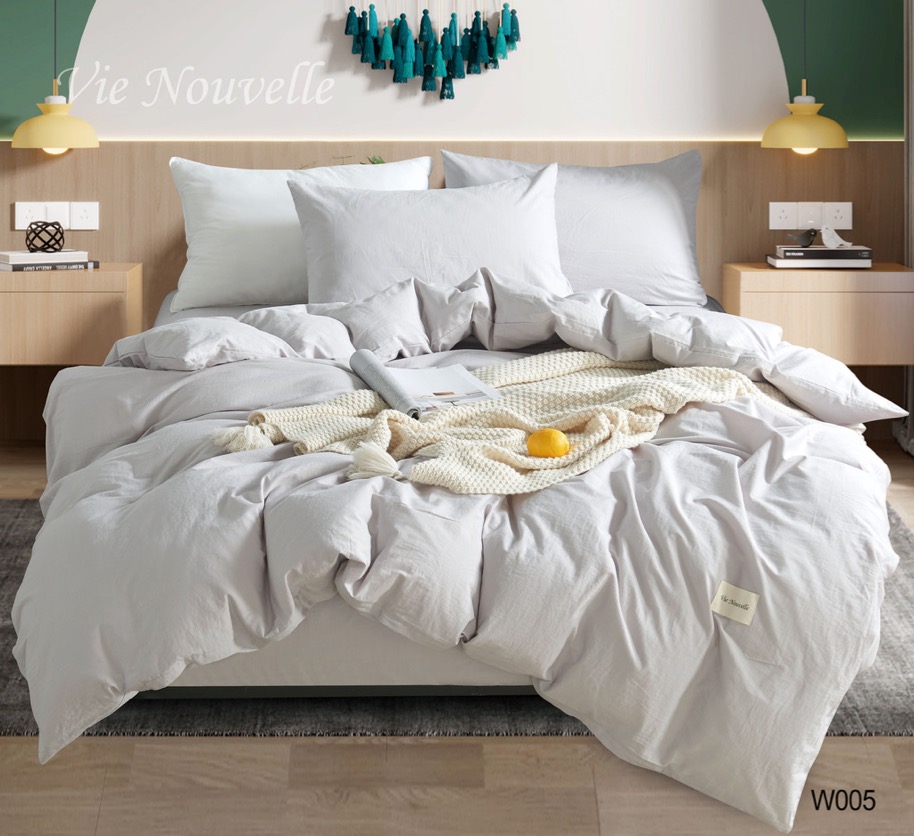 Постільна білизна Vie Nouvelle Washed cotton варена бавовна W5