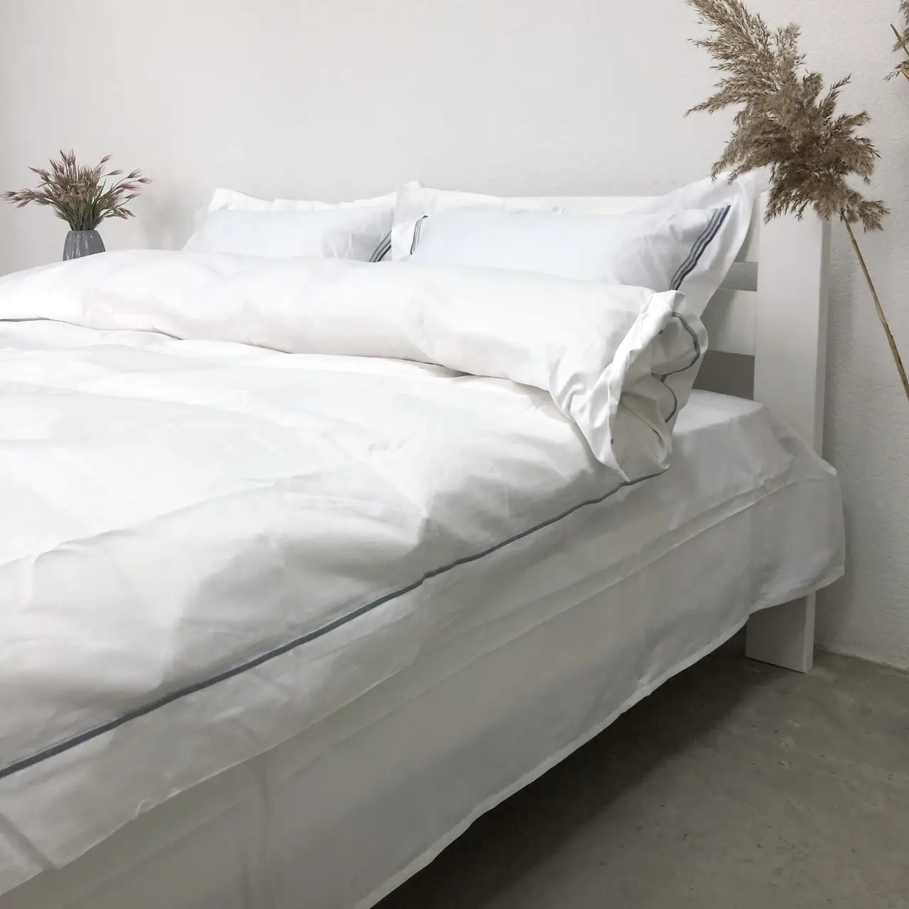 Постільна білизна Woodbury’s Luxury White сатин-люкс