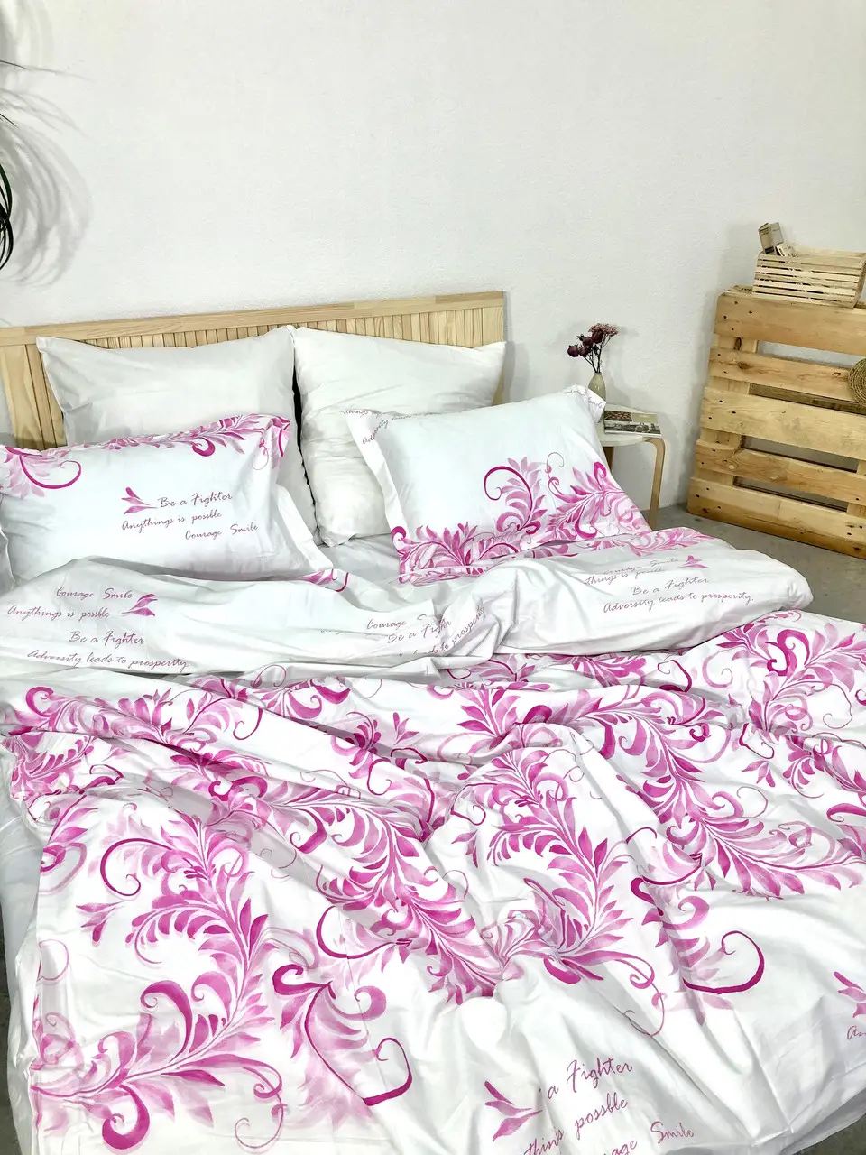 Постільна білизна євро Vie Nouvelle Elegant Cатин 200х220 EL05/004