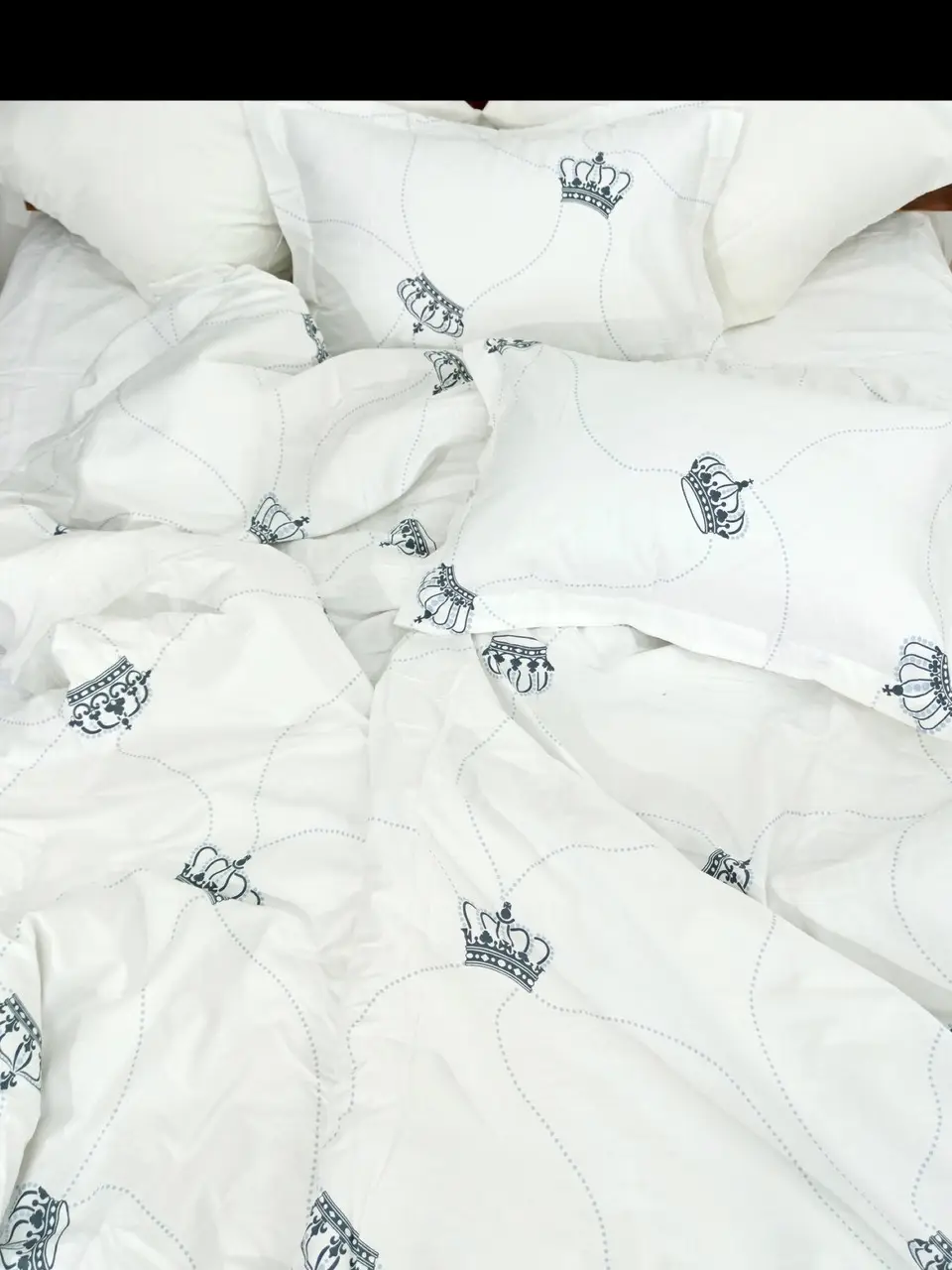 Постільна білизна євро Vie Nouvelle Elegant Cатин 200х220 EL18