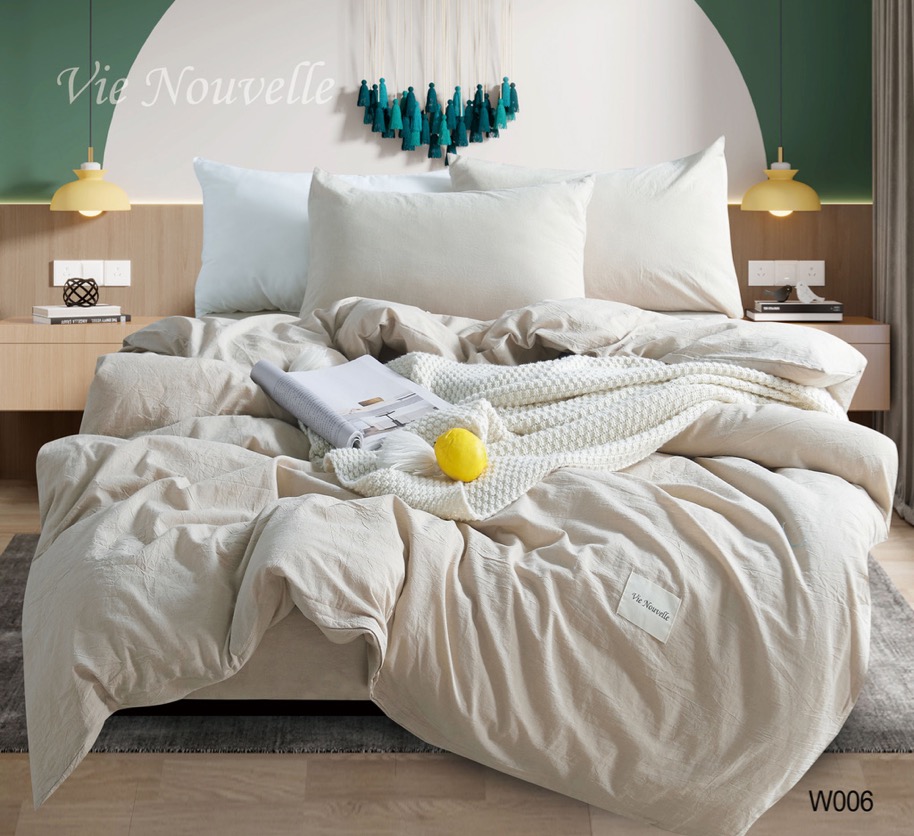 Постільна білизна Vie Nouvelle Washed cotton варена бавовна W6