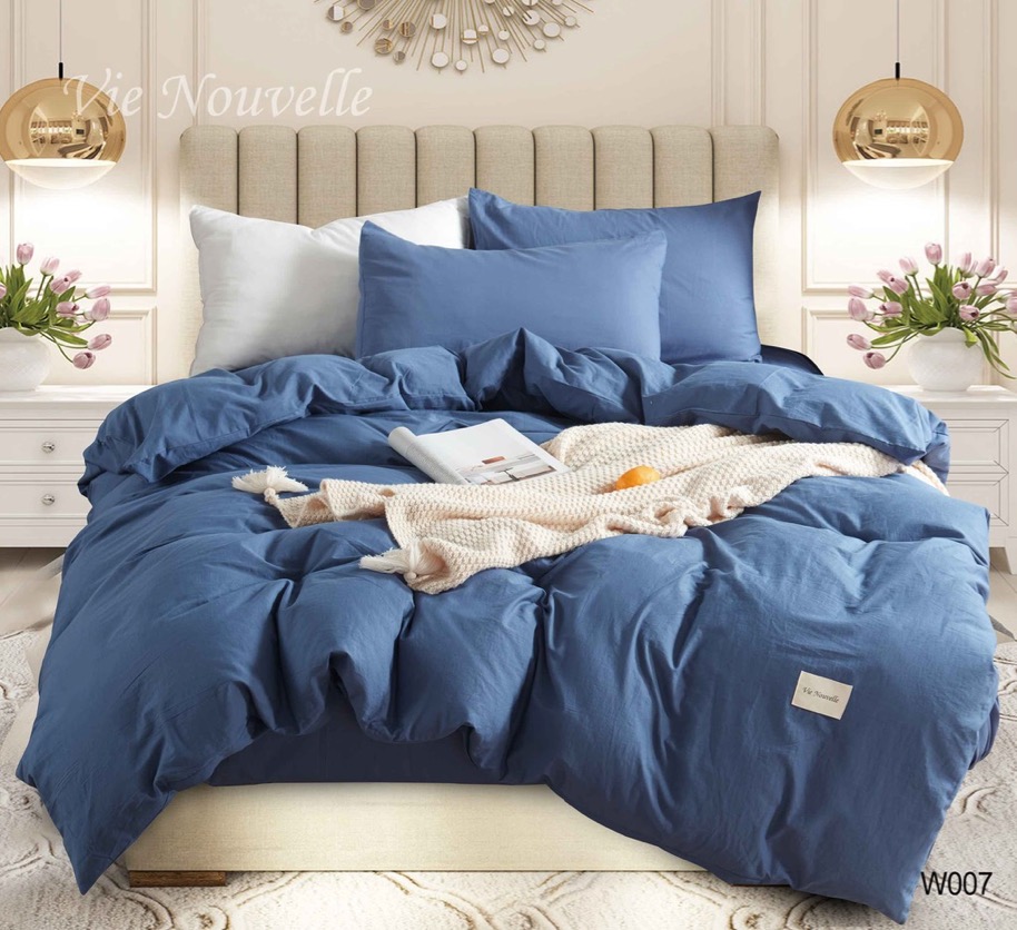 Постільна білизна Vie Nouvelle Washed cotton варена бавовна W7