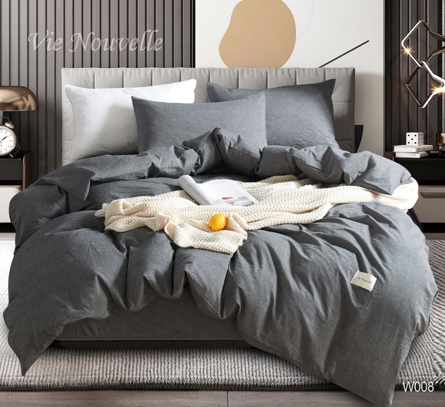 Постільна білизна Vie Nouvelle Washed cotton варена бавовна W8