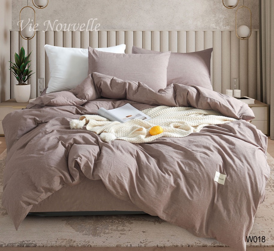 Постільна білизна Vie Nouvelle Washed cotton варена бавовна W18