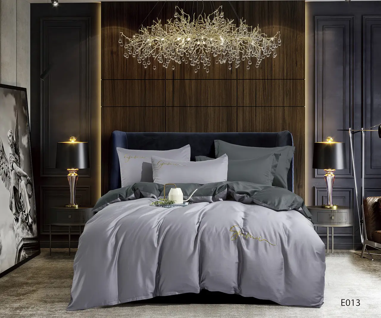 Постільна білизна Vie nouvelle Embroidery сатин E013