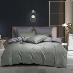 Постільна білизна євро Vie nouvelle Embroidery сатин 200х220 E015