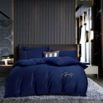 Постільна білизна євро Vie nouvelle Embroidery сатин 200х220 E003