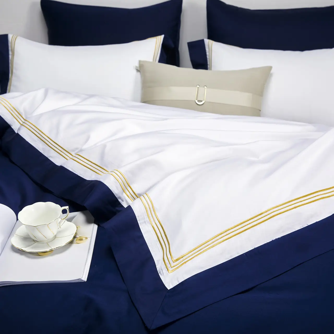 Постільна білизна Vie nouvelle Embroidery сатин E006