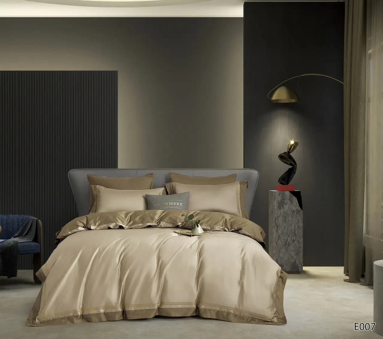 Постільна білизна Vie nouvelle Embroidery сатин E007