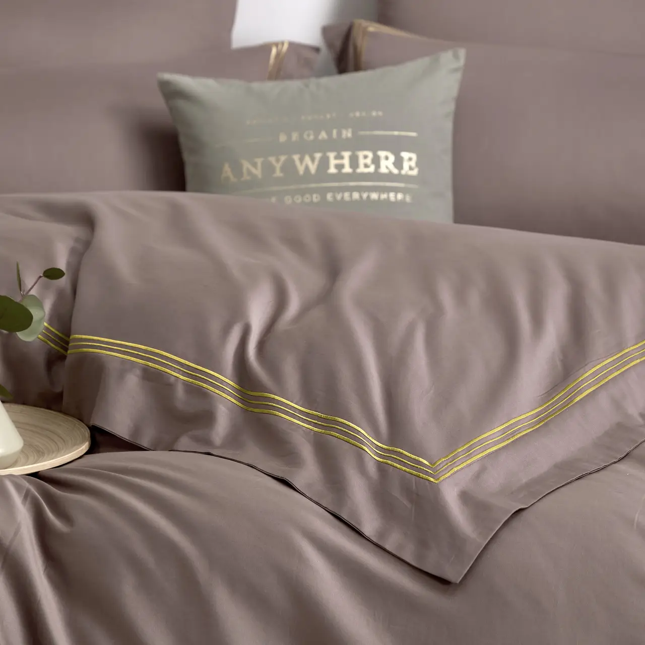 Постільна білизна Vie nouvelle Embroidery сатин E009