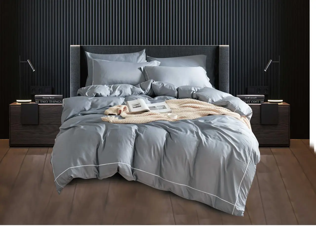 Постільна білизна євро Vie Nouvelle Tencel тенсел 200х220 T3