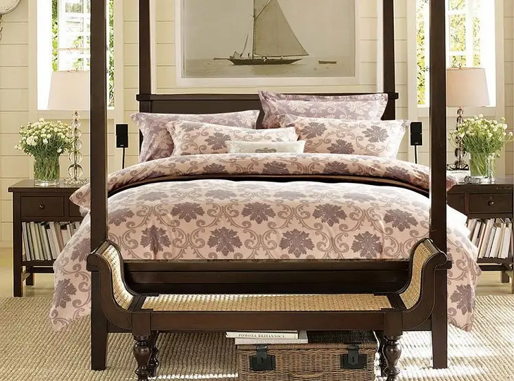 Постільна білизна євро Vie Nouvelle Classic сатин 200х220 PPCL-068