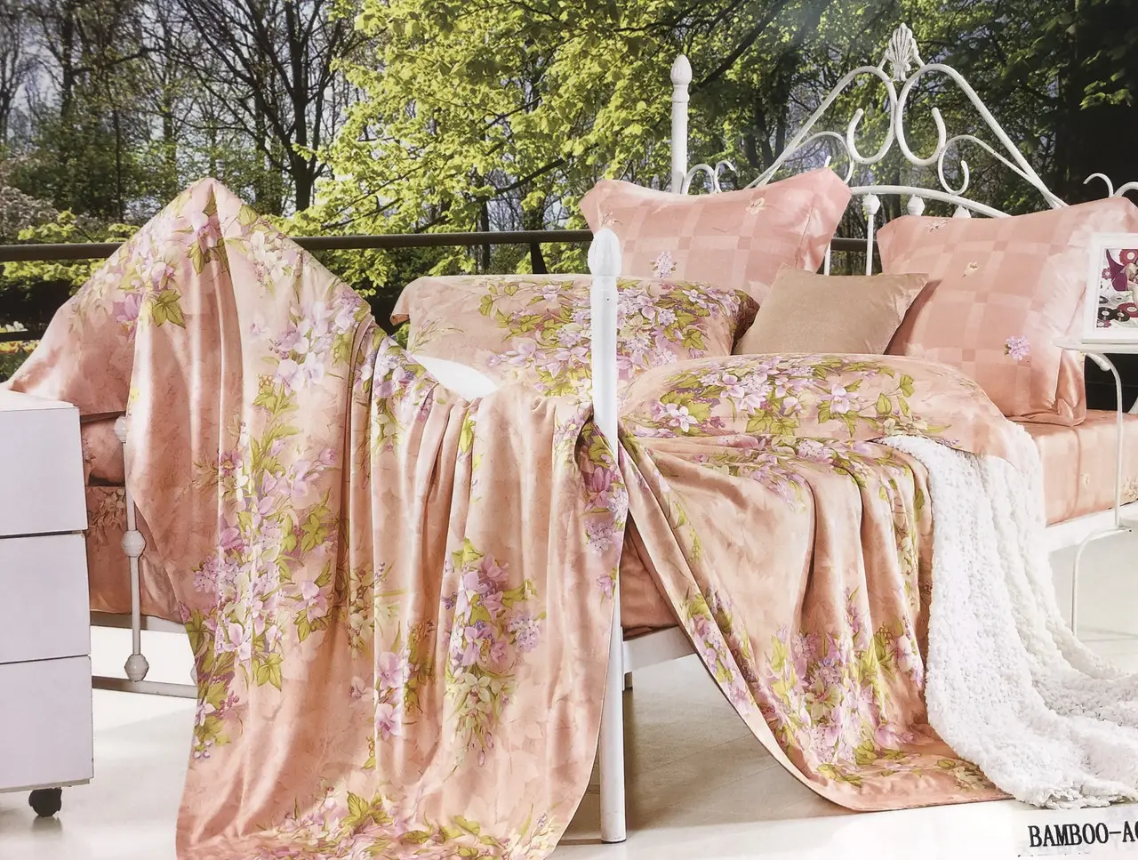 Постільна білизна Євро Vie Nоouvelle Bamboo Євро 200×220 A-001