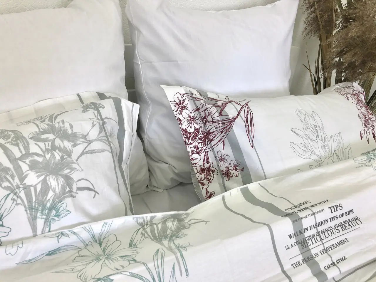 Постільна білизна євро Vie Nouvelle Elegant Cатин 200х220 EL01