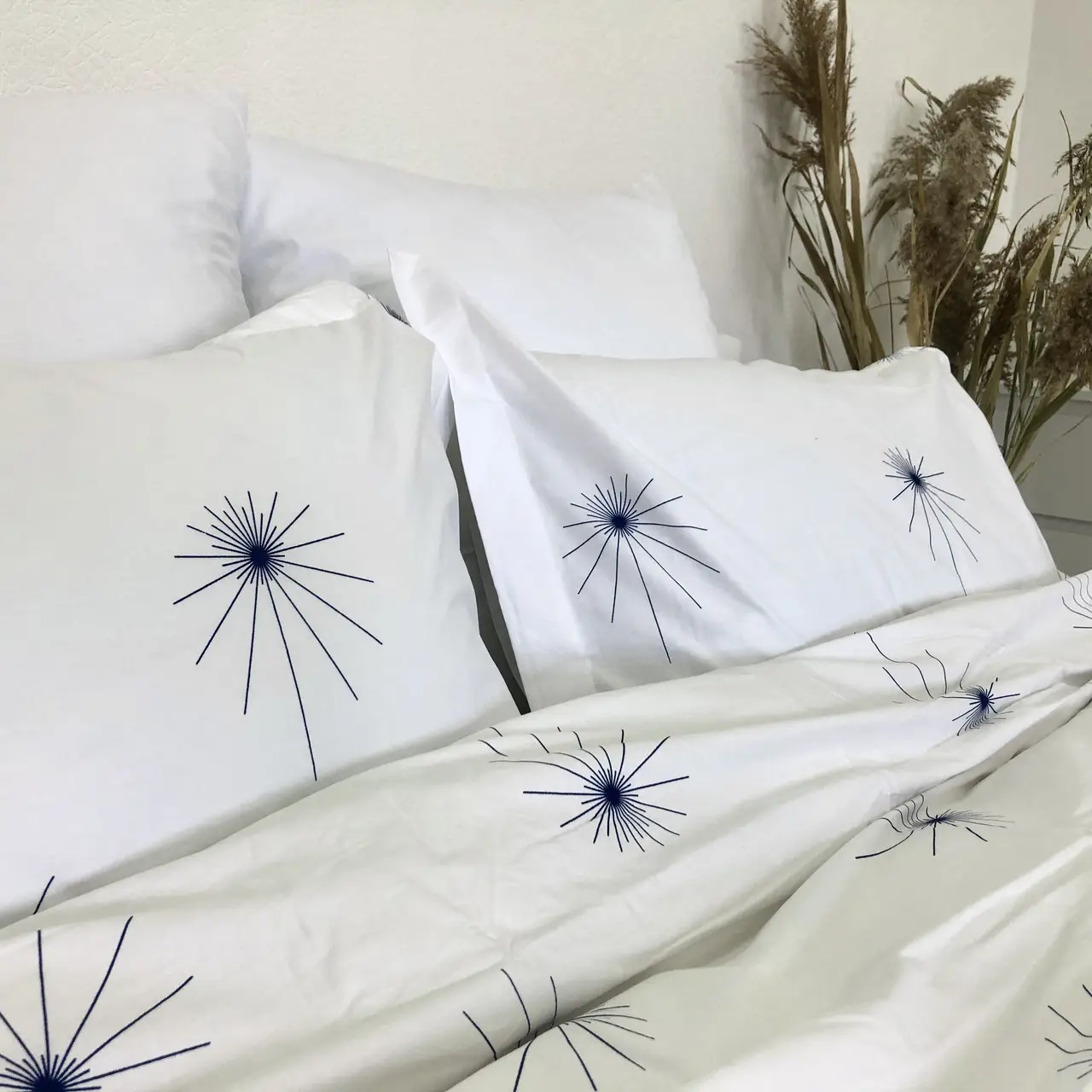 Постільна білизна євро Vie Nouvelle Elegant Cатин 200х220 EL012