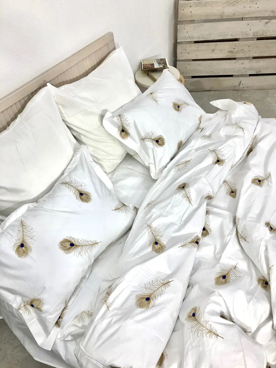 Постільна білизна євро Vie Nouvelle Elegant Cатин 200х220 EL015