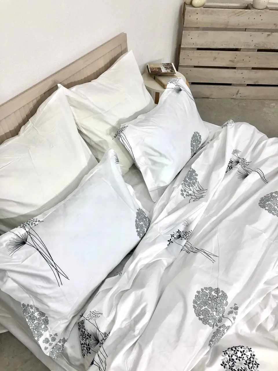 Постільна білизна євро Vie Nouvelle Elegant Cатин 200х220 EL016