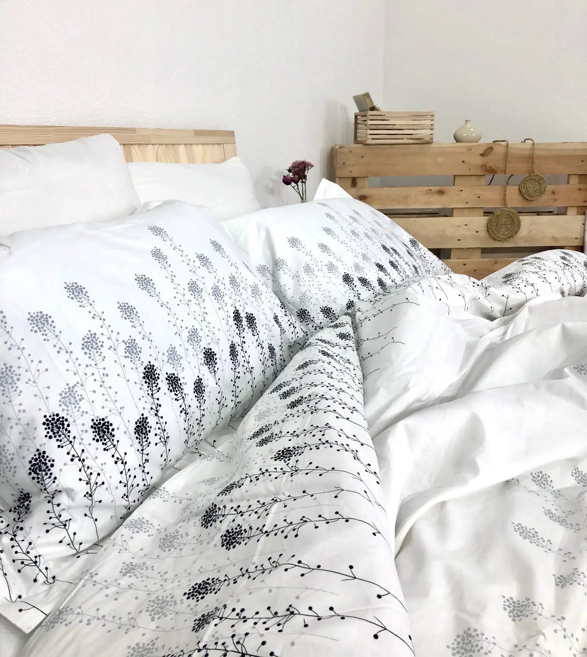 Постельное белье евро Vie Nouvelle Elegant Cатин 200х220 EL019/008