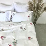 Постельное белье евро Vie Nouvelle Elegant Cатин 200х220 EL02