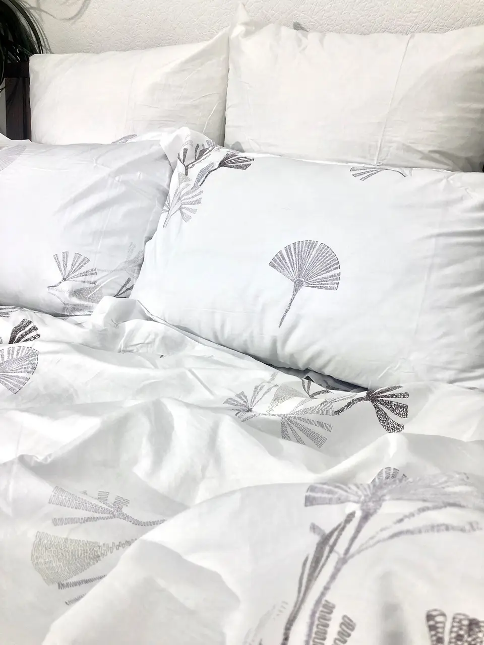 Постельное белье евро Vie Nouvelle Elegant Cатин 200х220 EL021