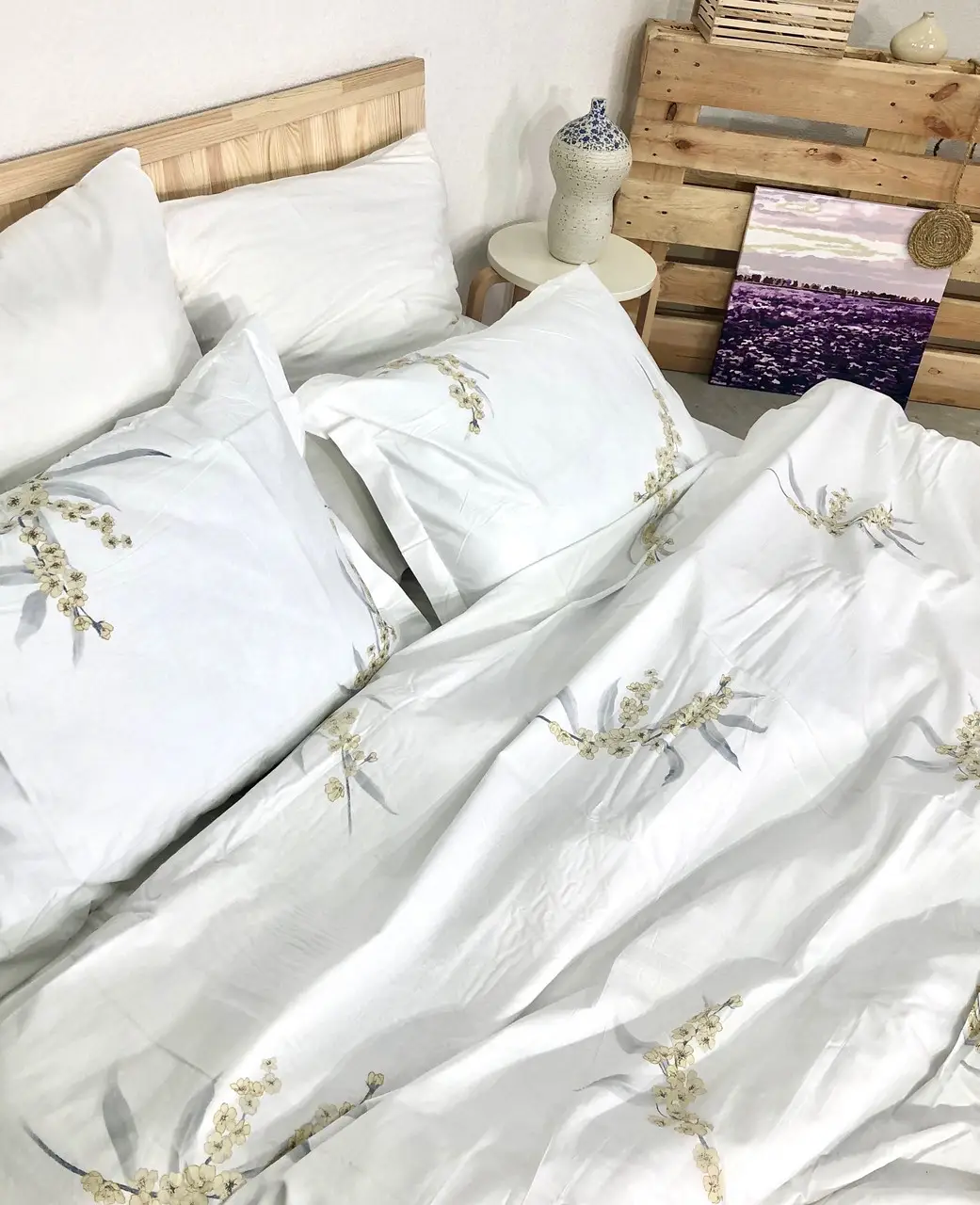 Постільна білизна євро Vie Nouvelle Elegant Cатин 200х220 EL04/007