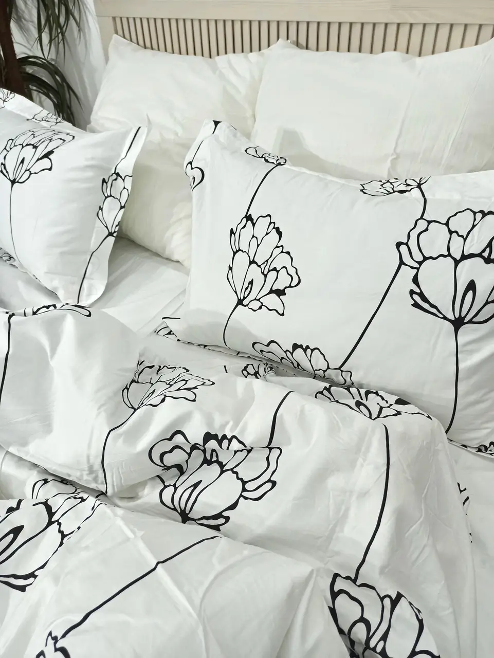 Постільна білизна євро Vie Nouvelle Elegant Cатин 200х220 EL10