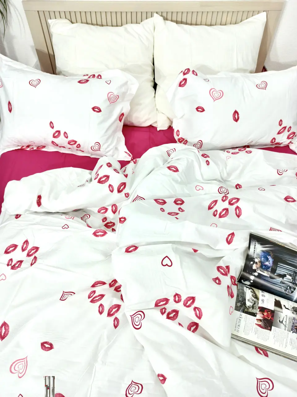 Постельное белье евро Vie Nouvelle Elegant Cатин 200х220 EL11