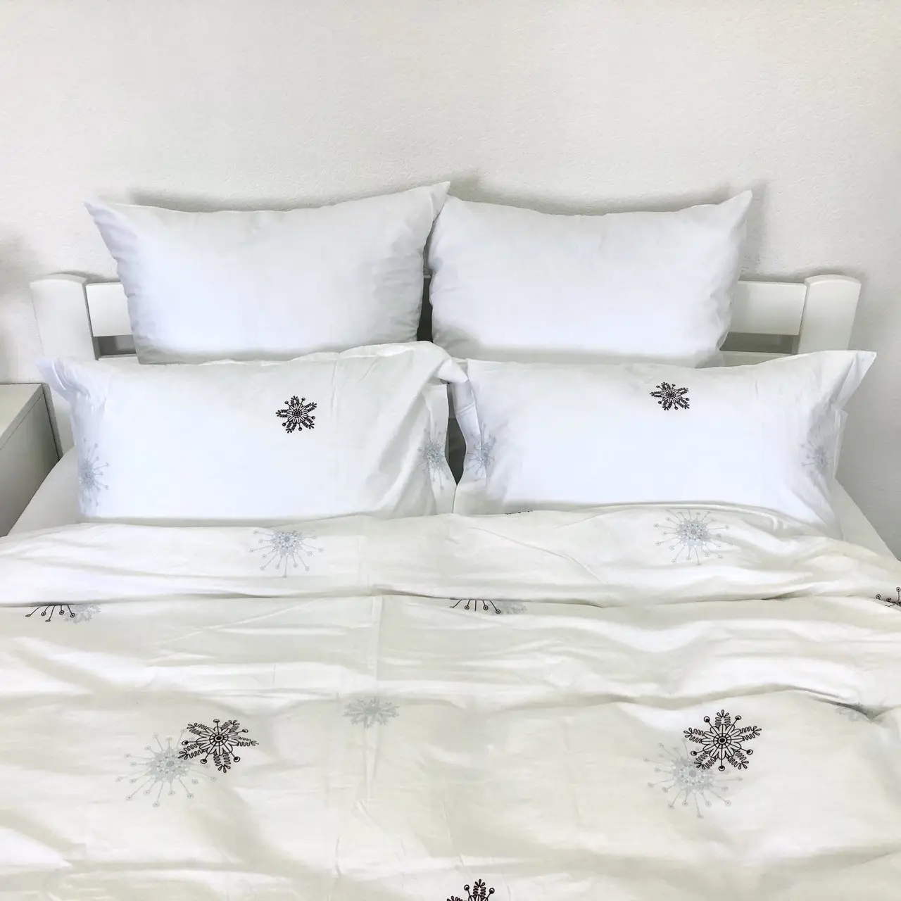 Постільна білизна євро Vie Nouvelle Elegant Cатин 200х220 EL21