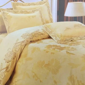 Постельное белье Vie Nouvelle жаккард с вышивкой евро 200x220 JE-70B