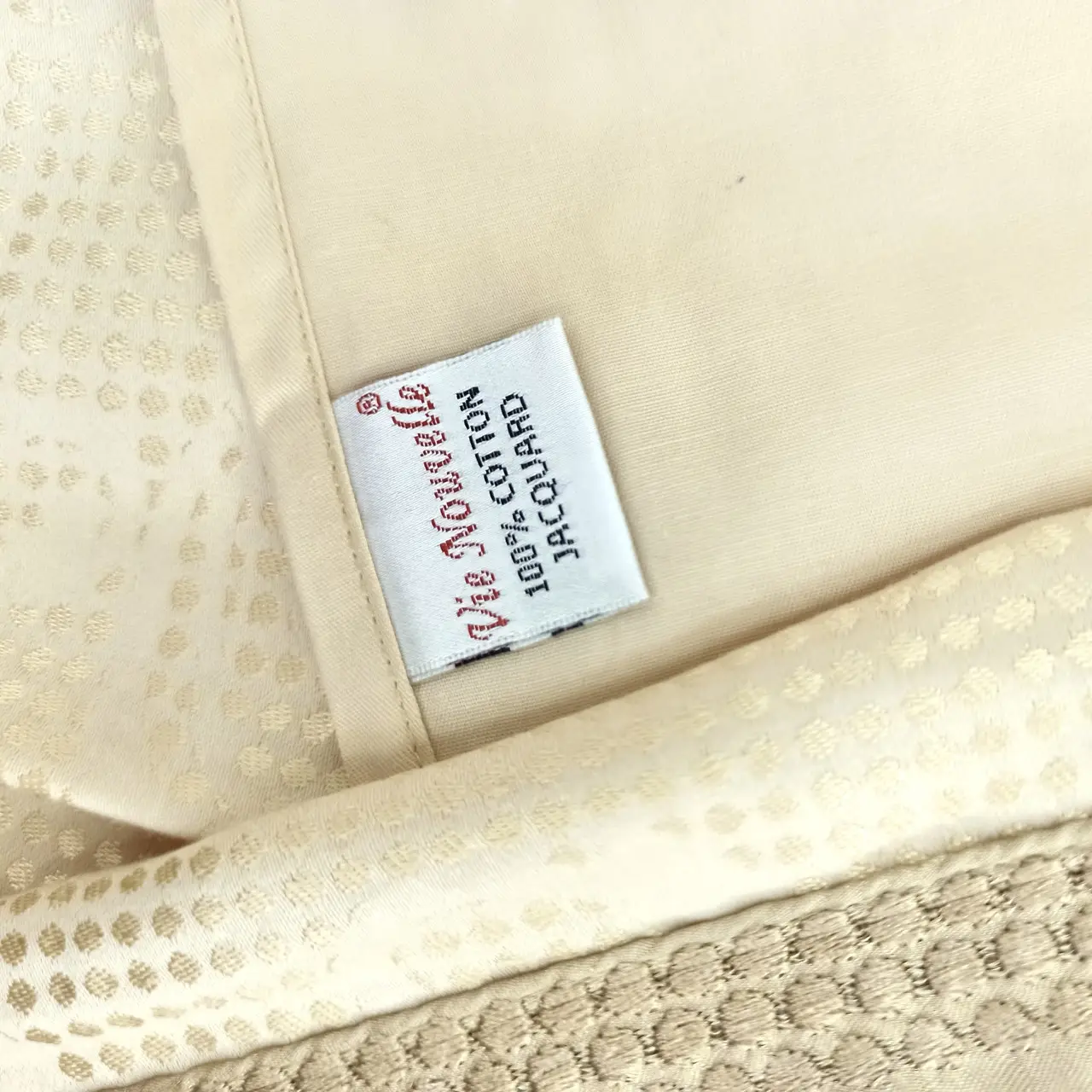 Постельное белье Vie Nouvelle жаккард с шёлковой вышивкой евро 200х220 JE-A005