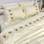 Постельное белье Ailin жаккард с вышивкой евро 200x220 JE100BE