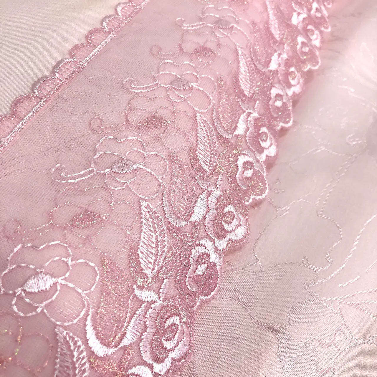 Постельное белье Ailin жаккард с вышивкой евро 200×220 JE-99E