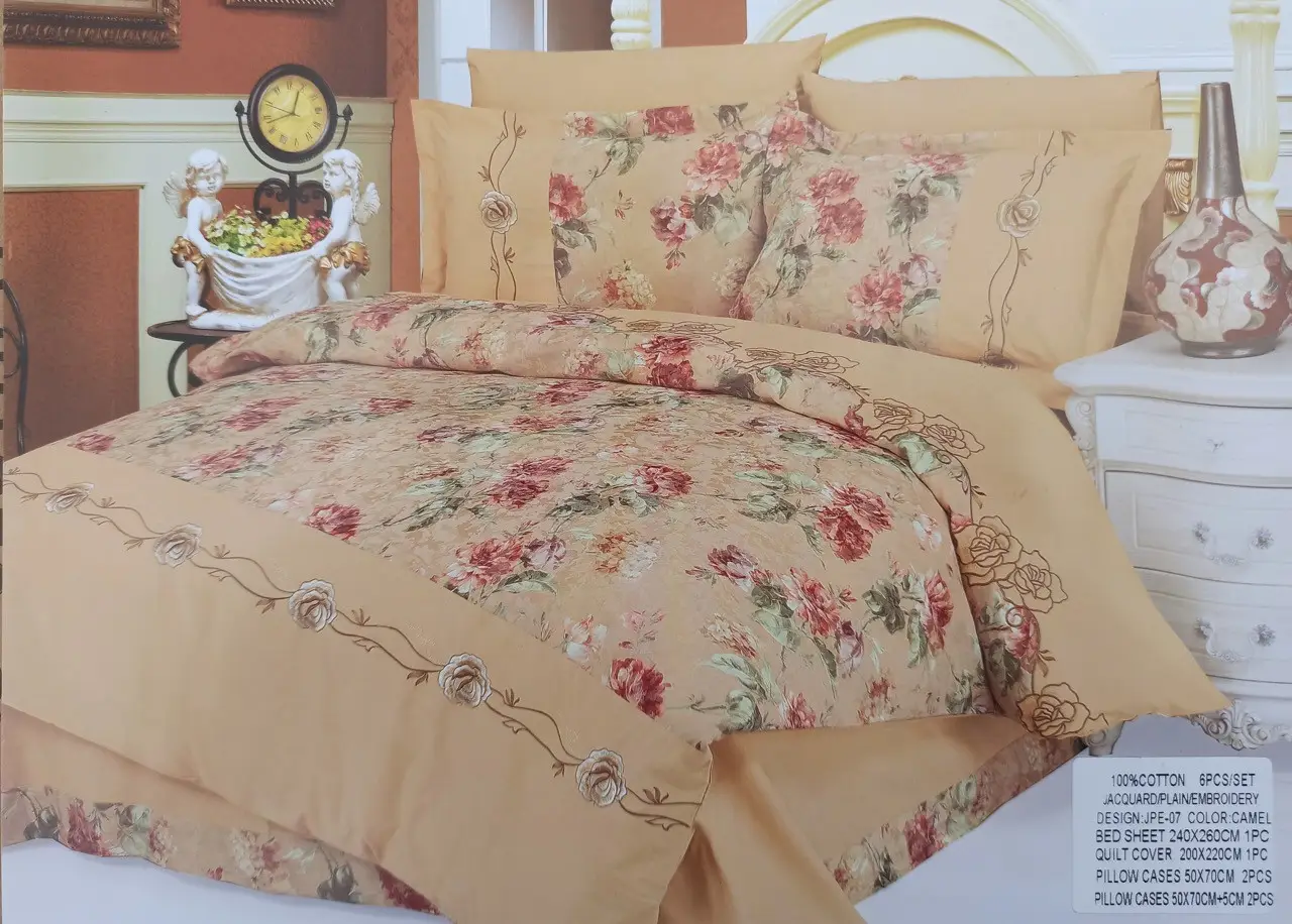 Постільна білизна Ailin сатин з гобеленом JPE-07