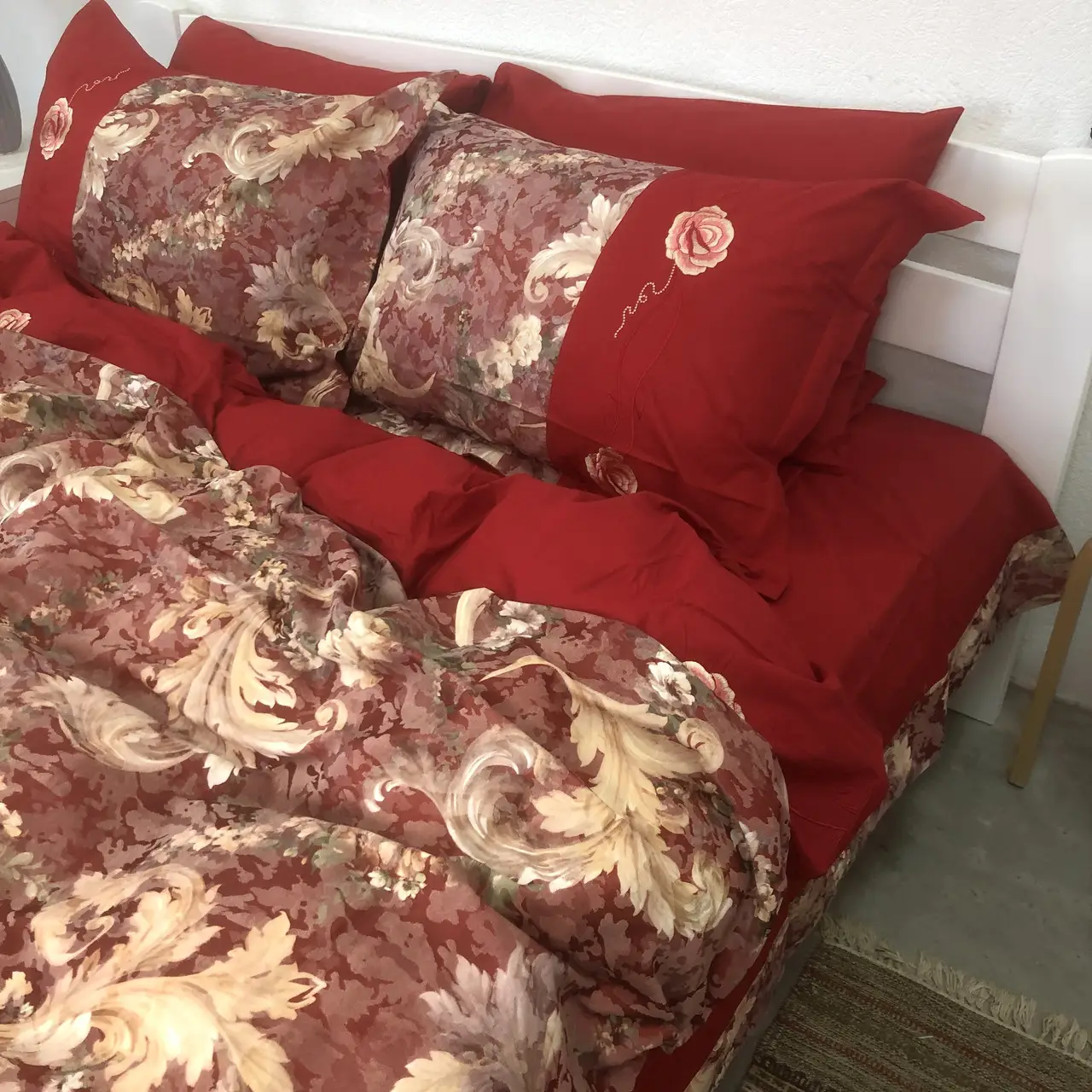 Постільна білизна Ailin сатин з гобеленом JPE-09