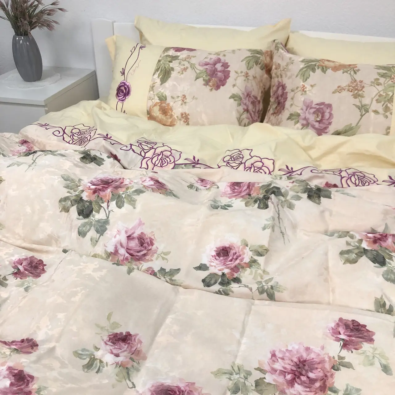 Постільна білизна Ailin сатин з гобеленом JPE-10