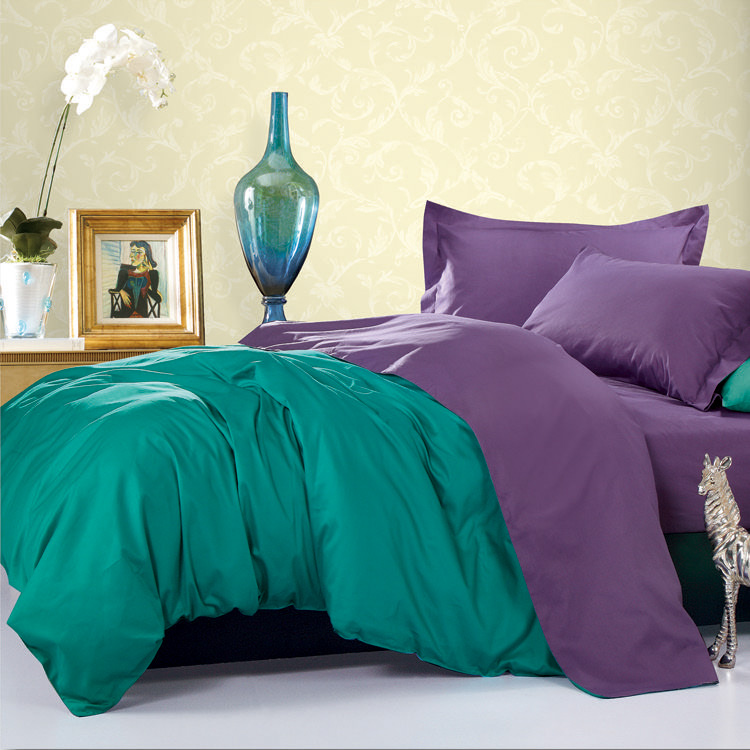 Двостороння постільна білизна Vie Nouvelle Dyed сатин JT21