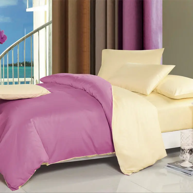 Двостороння постільна білизна Vie Nouvelle Dyed сатин JT34