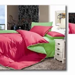 Двухстороннее постельное белье Vie Nouvelle Dyed сатин JT42