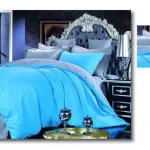 Двостороння постільна білизна Vie Nouvelle Dyed сатин JT57