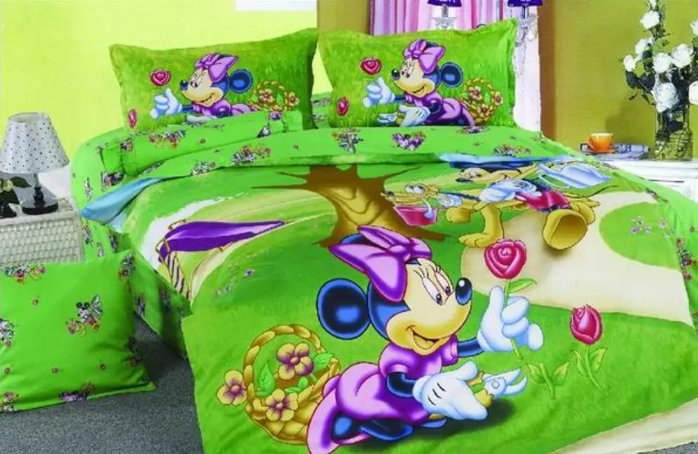 Дитяча постільна білизна Vie Nouvelle Kids сатин 160×220 TD-MickeyMouse