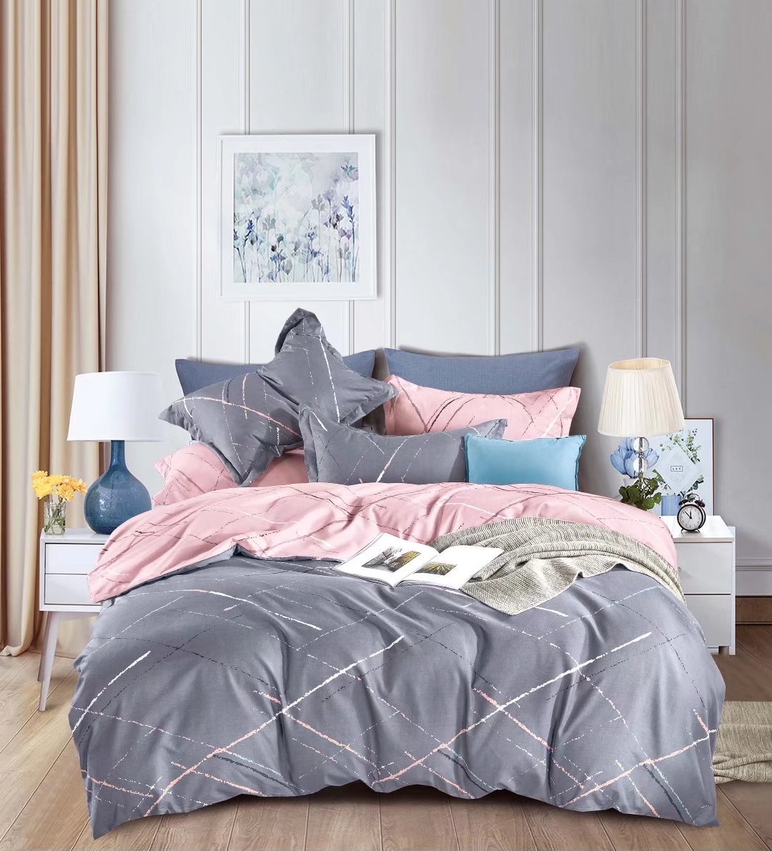 Постільна білизна євро Vie Nouvelle Velour Мікрофібра 200х220 VL04E