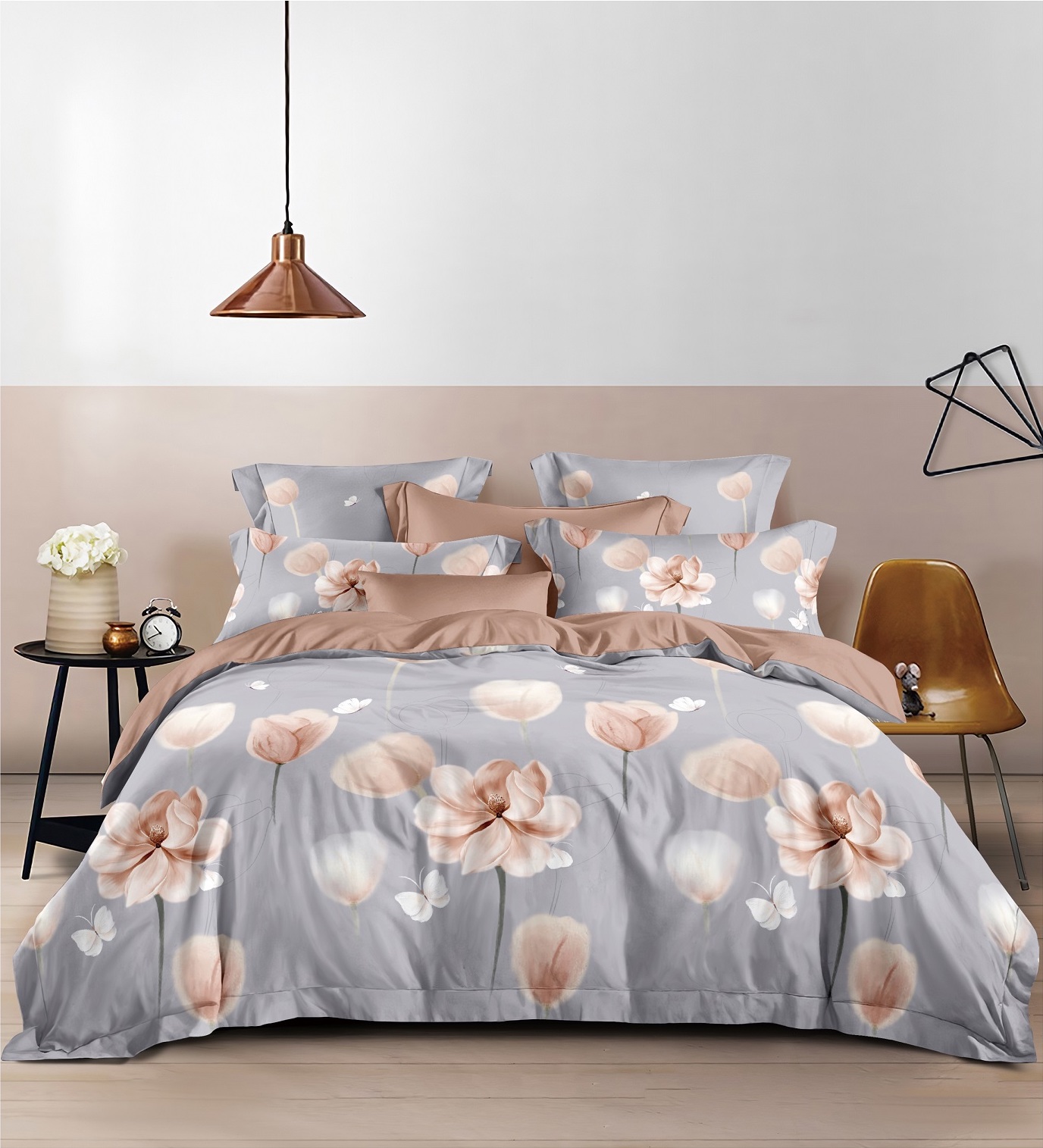 Постільна білизна євро Vie Nouvelle Velour Мікрофібра 200х220 VL06E