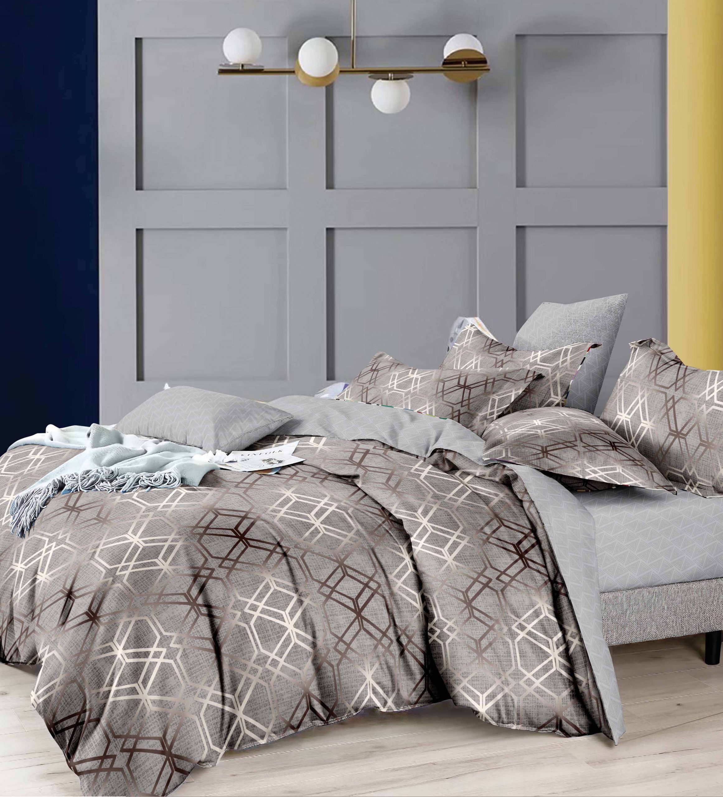 Постільна білизна євро Vie Nouvelle Velour Мікрофібра 200х220 VL14E