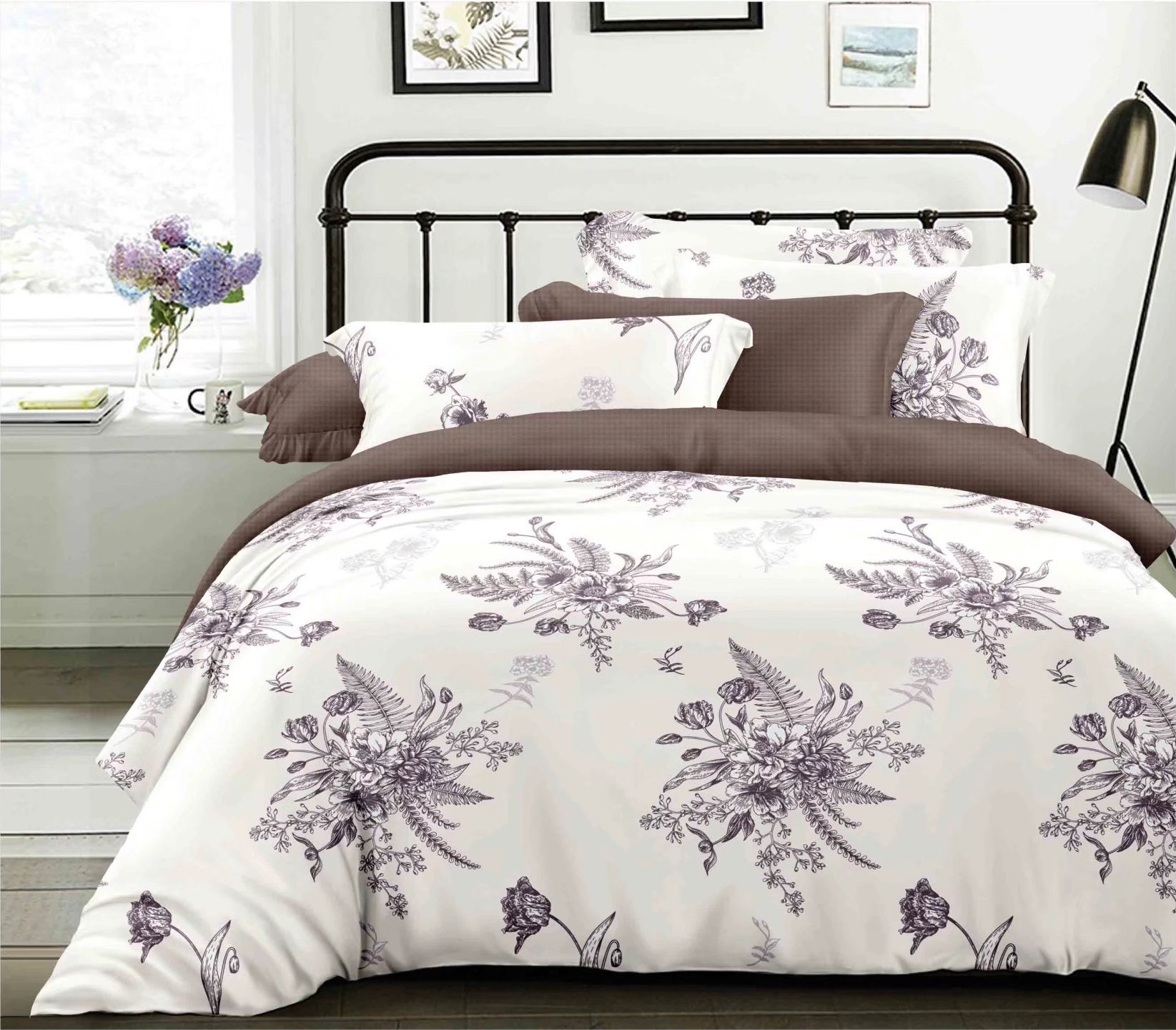 Постільна білизна євро Vie Nouvelle Velour Мікрофібра 200х220 VL16E