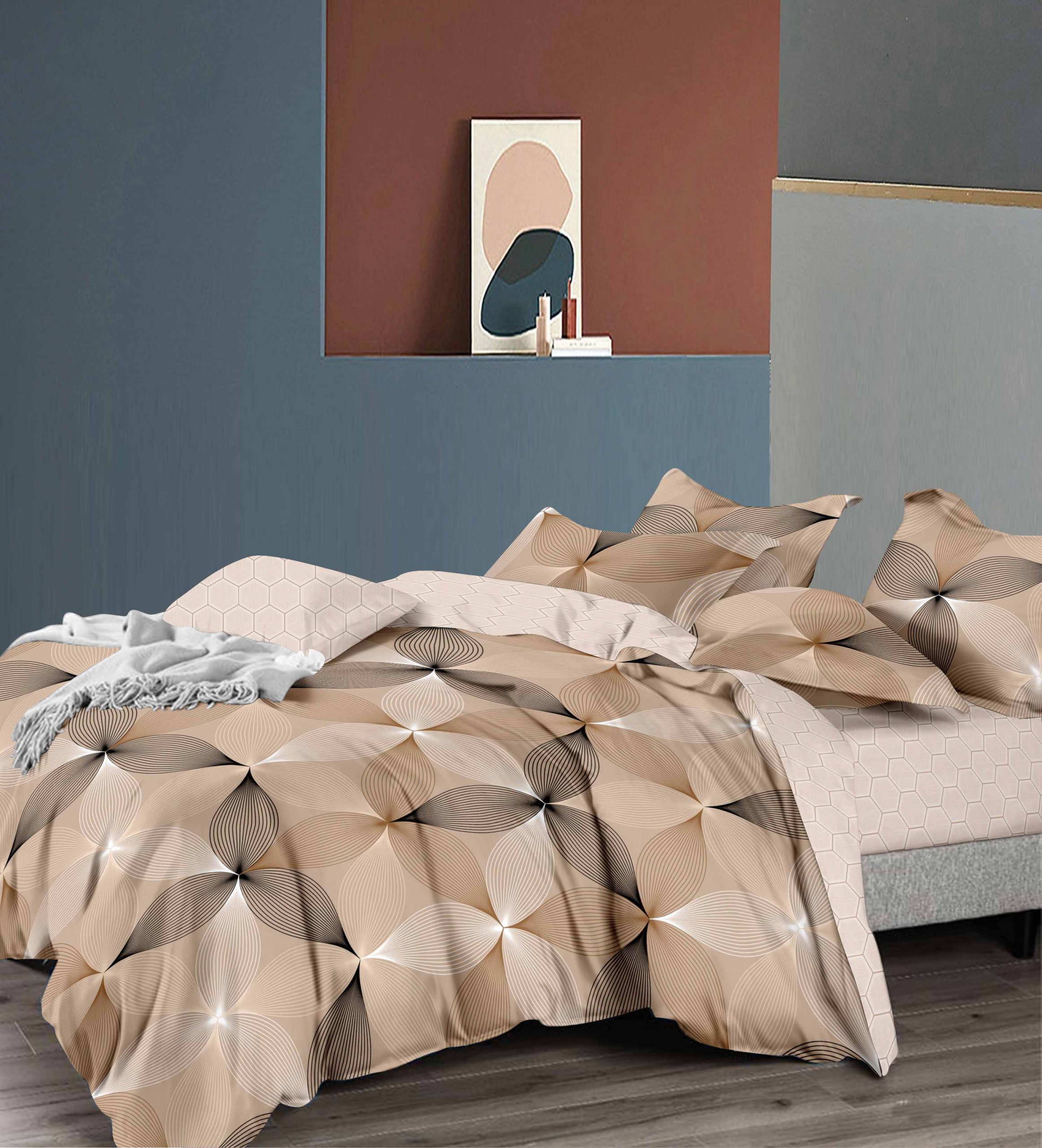 Постільна білизна євро Vie Nouvelle Velour Мікрофібра 200х220 VL27E