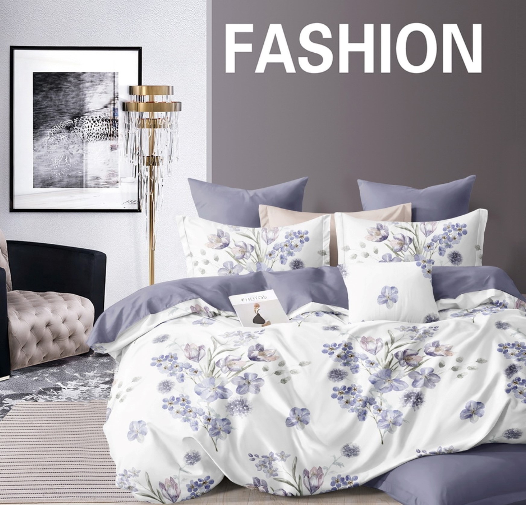 Постельное белье Vie Nouvelle Velour Микрофибра 200х220 VL62