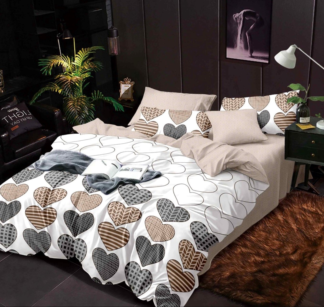 Постельное белье Vie Nouvelle Velour Микрофибра 200х220 VL73