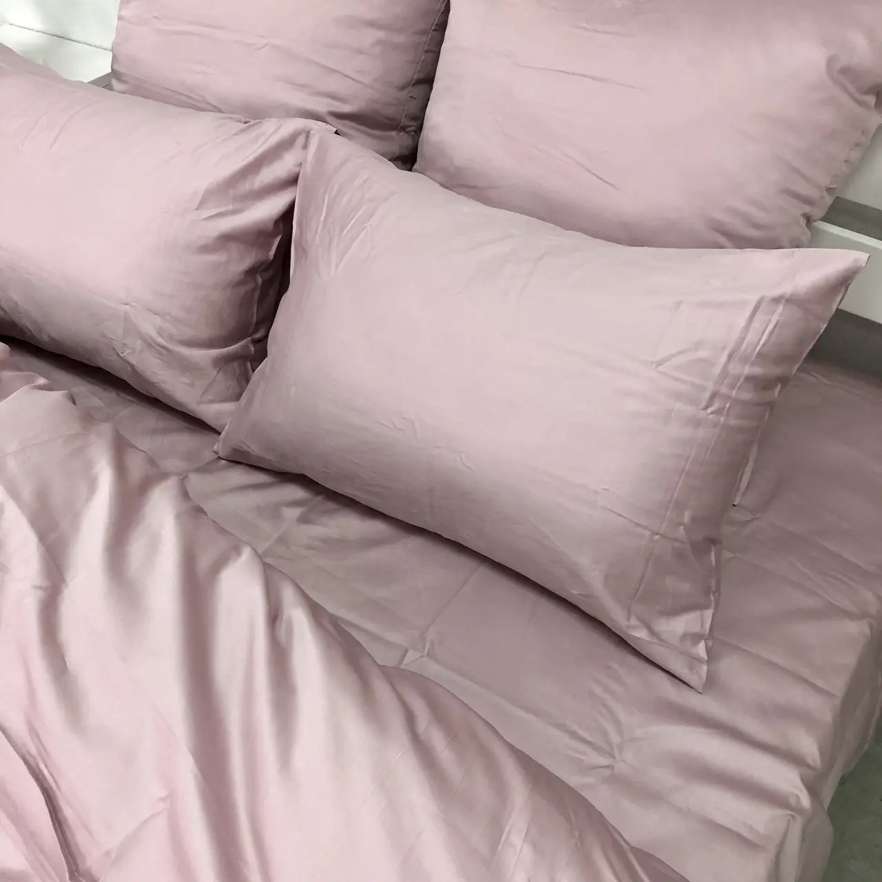 Постільна білизна Woodbury’s сатин преміум Pink