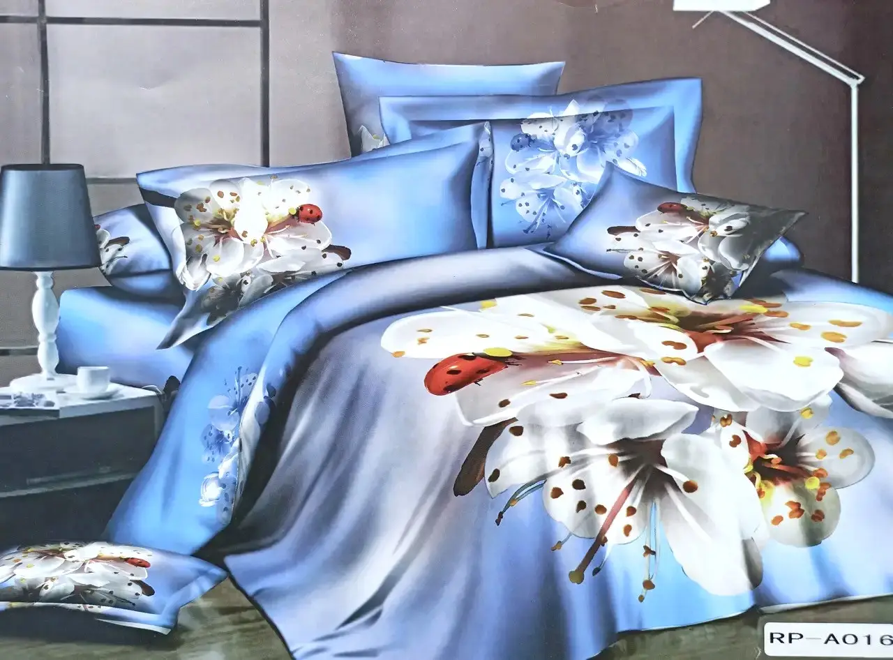 Постільна білизна євро Vie Nouvelle Сатин Фотопринт RP A-016