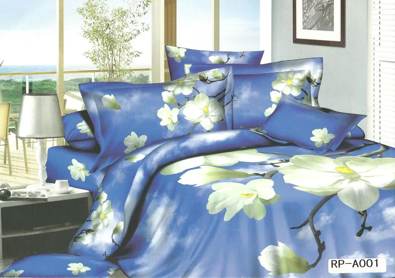 Постільна білизна євро Vie Nouvelle Сатин Фотопринт RP-A001